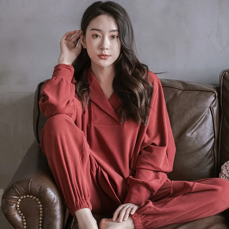 Winter Pajamas for Women Long Sleeve Trousers Sleepwear Solid Velvet Fabric Lounge Wear 2pcs Set Pijama Mujer Sexy Home Clothes
Winter Pajamas for Women Long Sleeve Trousers Sleepwear Solid Velvet Fabric Lounge Wear 2pcs Set Pijama Mujer Sexy Home Clothes