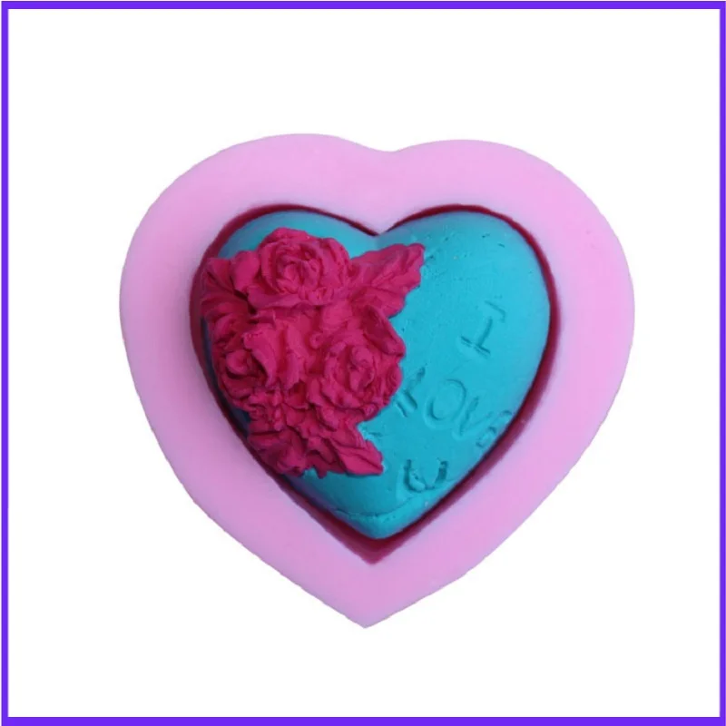 3D Rose Heart Silicone Mold I LOVE YOU Ice Cube Chocolate Making Tools Silicone Cake Candy Jelly Soap Baking Mold
3D Rose Heart Silicone Mold I LOVE YOU Ice Cube Chocolate Making Tools Silicone Cake Candy Jelly Soap Baking Mold