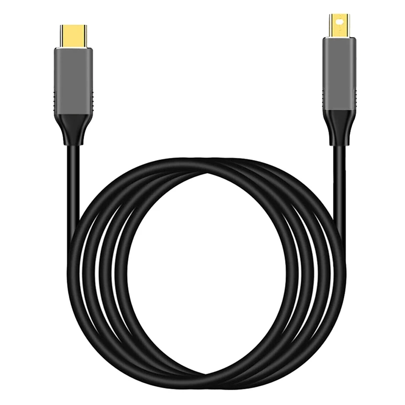RISE-USB C to Mini Displayport Cable USB Type C Thunderbolt 3 to Mini DP Cord 4K Adapter Cable
RISE-USB C to Mini Displayport Cable USB Type C Thunderbolt 3 to Mini DP Cord 4K Adapter Cable