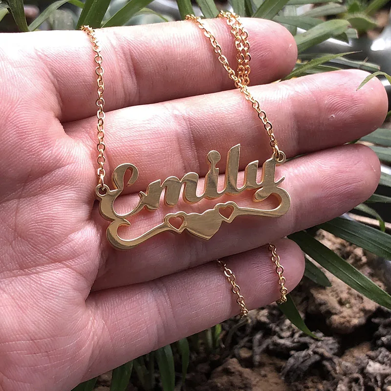 Personalized Name Heart Necklace Stainless Steel Charm Custom Name Jewelry Any Name Lots Of Font Style To Choose For Girls Kids
Personalized Name Heart Necklace Stainless Steel Charm Custom Name Jewelry Any Name Lots Of Font Style To Choose For Girls Kids