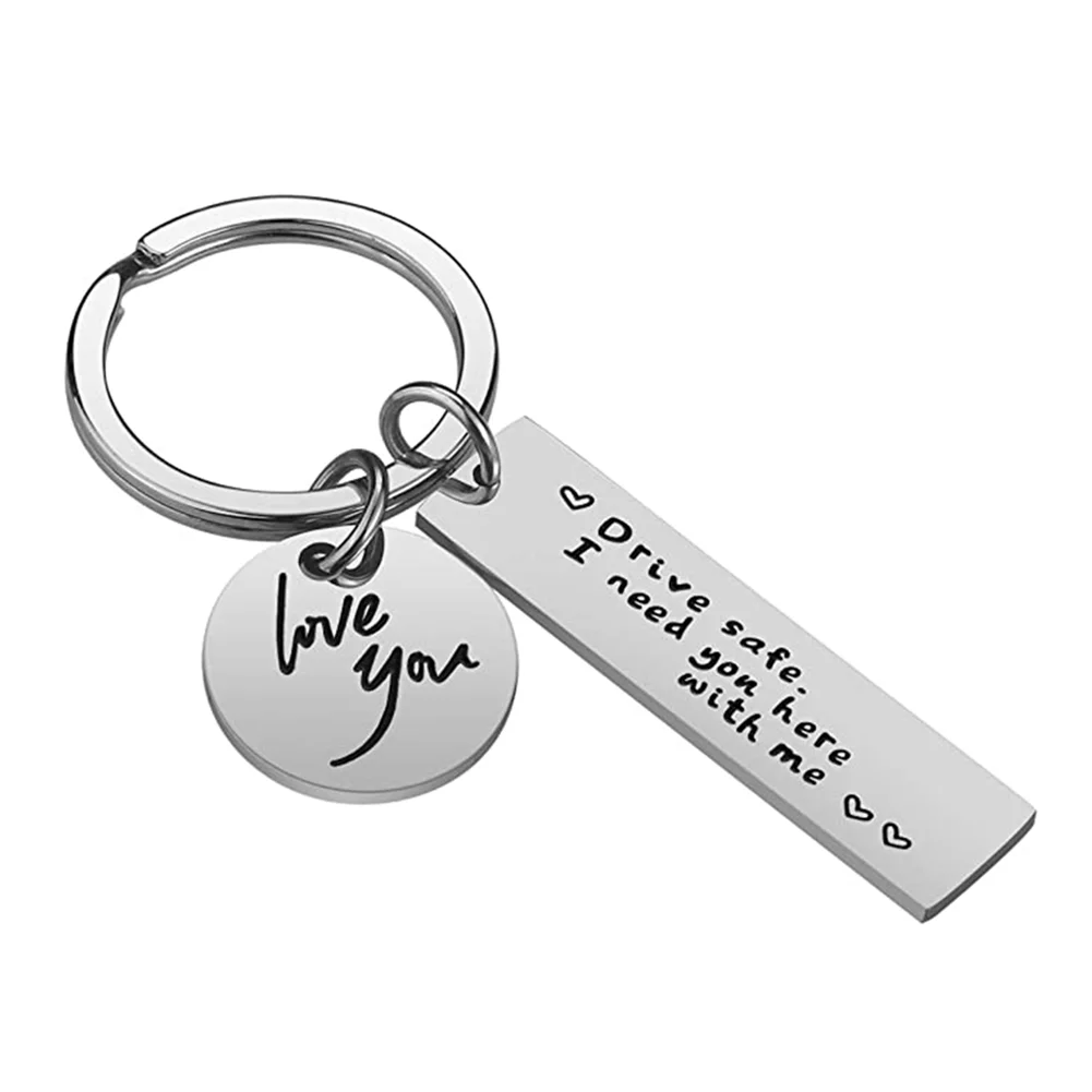 Drive Safe Keychians I Need You Here with Me I Love You Keychain Gifts for Dad Husband Boyfriend Birthday Gifts Dropshiping
Drive Safe Keychians I Need You Here with Me I Love You Keychain Gifts for Dad Husband Boyfriend Birthday Gifts Dropshiping