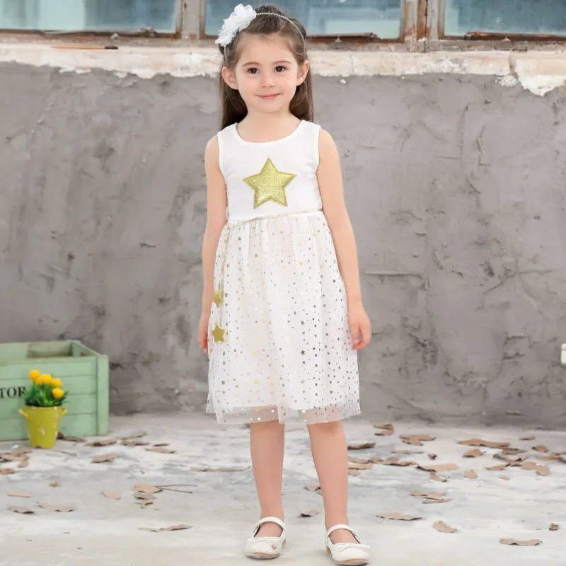 1-7 year girls clothes summer Dress five-pointed star printing net yarn princess dresses free drawstring Korean quality clothing
1-7 year girls clothes summer Dress five-pointed star printing net yarn princess dresses free drawstring Korean quality clothing