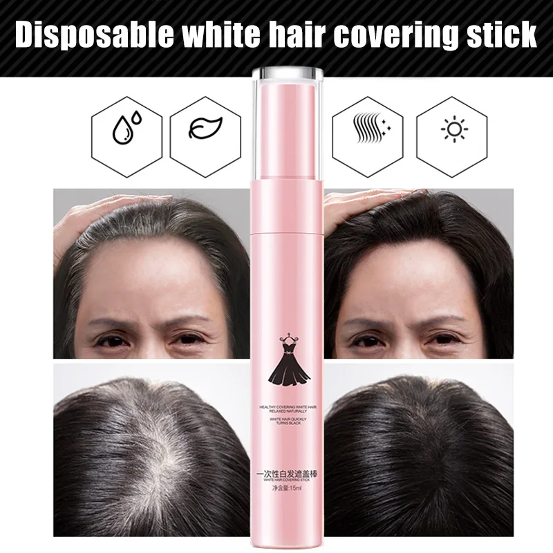 Disposable Gray Root Concealer Stick Quick Cover Gray Hair Coverage Brush PR Sale
Disposable Gray Root Concealer Stick Quick Cover Gray Hair Coverage Brush PR Sale
