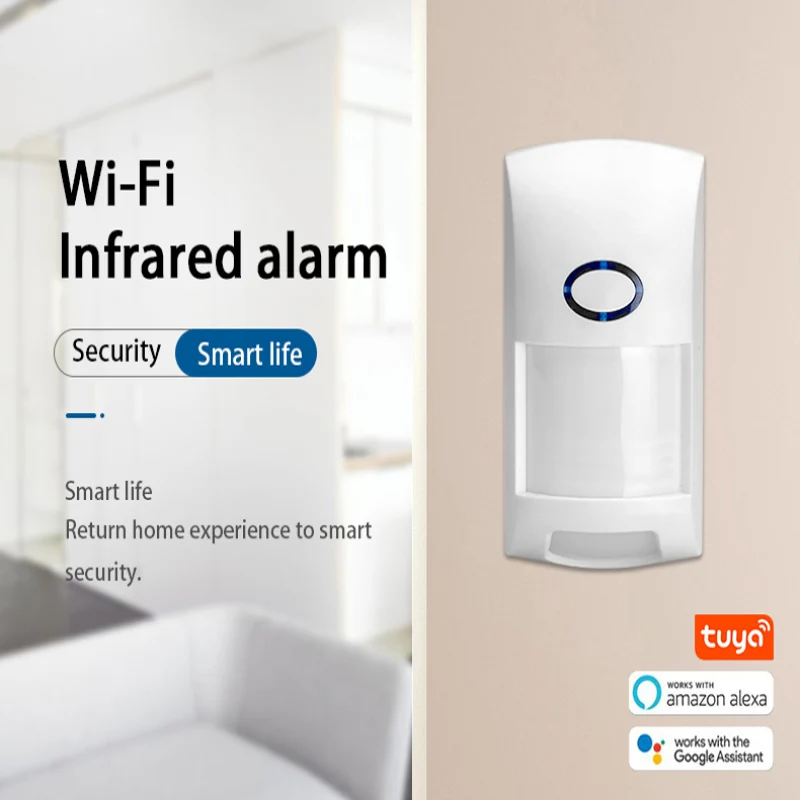 Newset Tuya Smart WiFi Infrared Detectors Motion Sensor Outdoor Wireless PIR Alarm Compatible With Tuyasmart APP Smart Life APP
Newset Tuya Smart WiFi Infrared Detectors Motion Sensor Outdoor Wireless PIR Alarm Compatible With Tuyasmart APP Smart Life APP