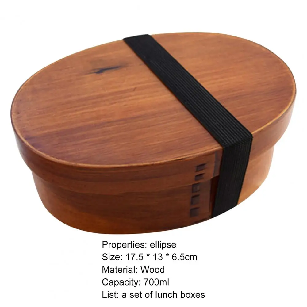1 Set 700ml Food Container Bento Box Multi-Grid Classified Storage Wood Fruit Sushi Food Container for Restaurant
1 Set 700ml Food Container Bento Box Multi-Grid Classified Storage Wood Fruit Sushi Food Container for Restaurant