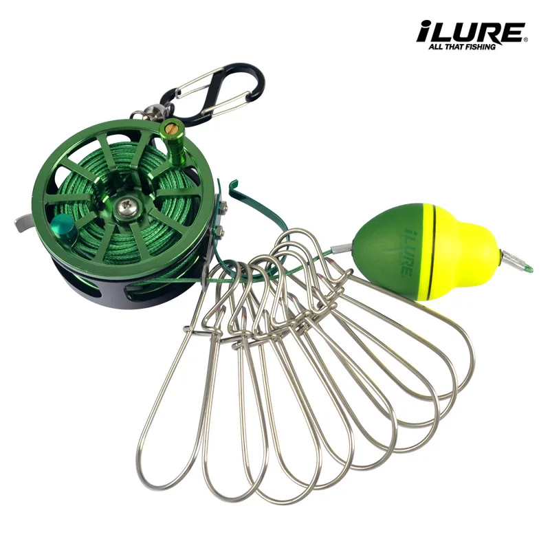 Japanese style telescopic fish lock with wheel stainless steel live fish buckle freshwater sea fishing raft fishing equipment
Japanese style telescopic fish lock with wheel stainless steel live fish buckle freshwater sea fishing raft fishing equipment