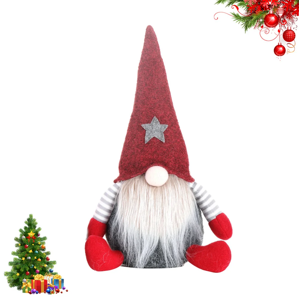 Creative Christmas Faceless Sitting Doll Lovely Xmas Face Doll Christmas Tree Fireplace Window Ornament (Red)
Creative Christmas Faceless Sitting Doll Lovely Xmas Face Doll Christmas Tree Fireplace Window Ornament (Red)