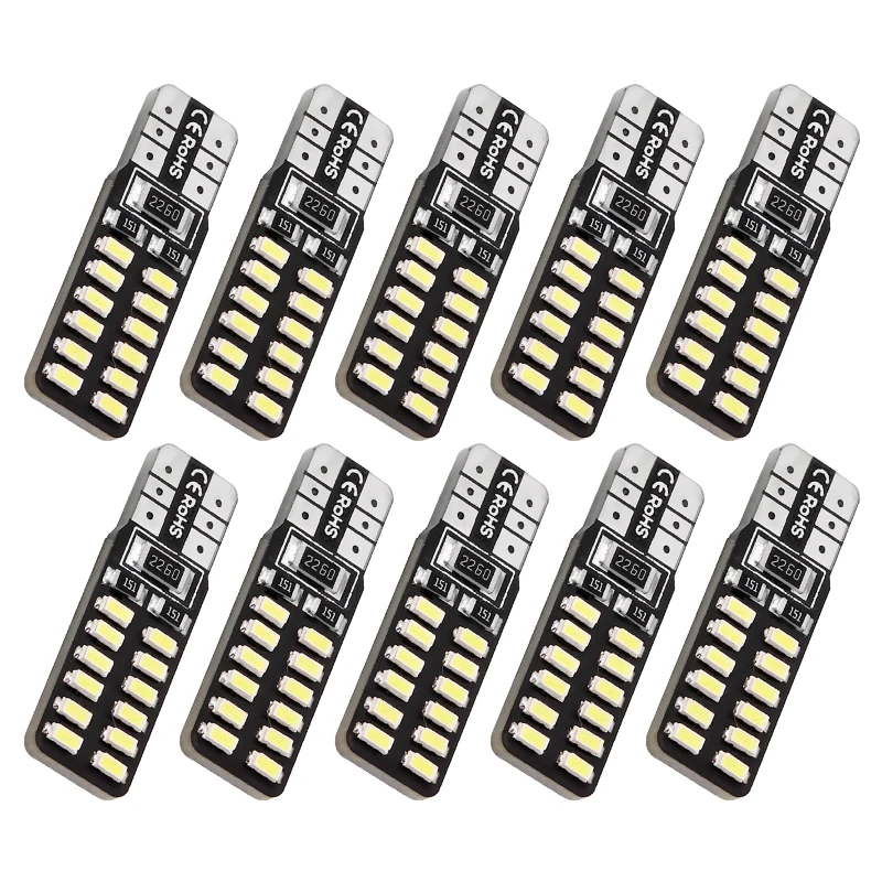 10 шт. светодиодный Автомобильные светодиодные лампы T10 LED W5W 194 168, 3014, 24 светодиода, 12 В постоянного тока
10 шт. светодиодный Автомобильные светодиодные лампы T10 LED W5W 194 168, 3014, 24 светодиода, 12 В постоянного тока