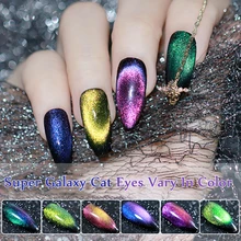 SKVP 9D Cat Eyes Magnetic Gel Polish Nail Art Design Manicure Soak Off Enamel UV LED Chameleon Gel Nail Polish Lacquer Varnish