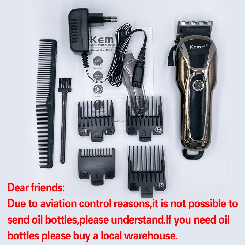 Kemei hair clipper professional hair Trimmer in Hair clippers for men electric trimmers LCD Display machine barber Hair cutter 5
Kemei hair clipper professional hair Trimmer in Hair clippers for men electric trimmers LCD Display machine barber Hair cutter 5