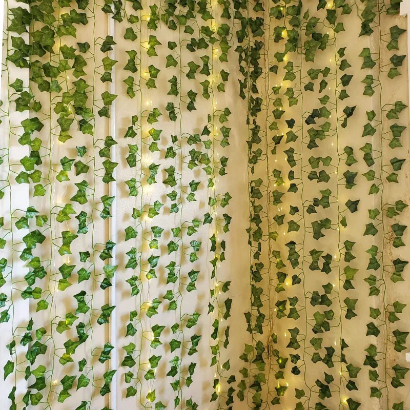1/3pcs 2.1M Artificial Ivy Leaf Plants Vine Fake Foliage Flowers Creeper Green Ivy fistival party Home Decor Wedding Decoration
1/3pcs 2.1M Artificial Ivy Leaf Plants Vine Fake Foliage Flowers Creeper Green Ivy fistival party Home Decor Wedding Decoration