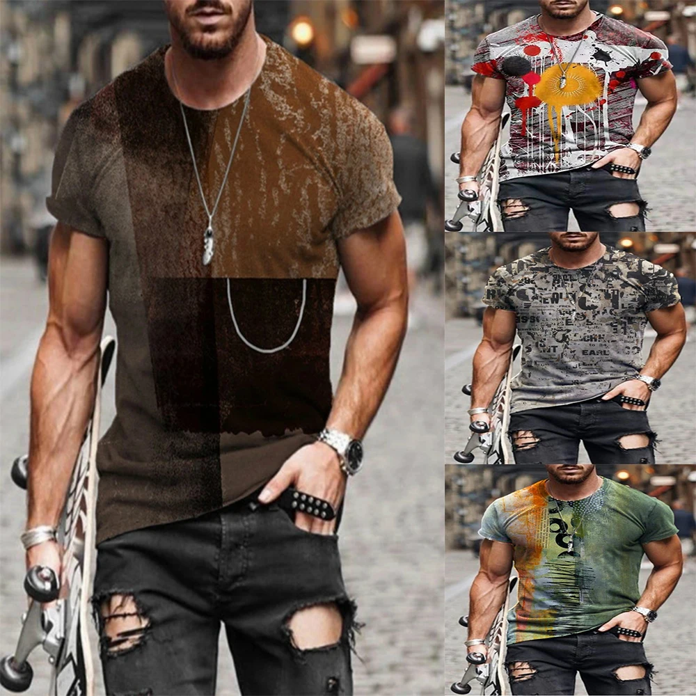 Summer Street Fashion Graffiti Men's Spades A Couples 3D Creative Character Casual Shirt Plus Size Short-Sleeved T-Shirt
Summer Street Fashion Graffiti Men's Spades A Couples 3D Creative Character Casual Shirt Plus Size Short-Sleeved T-Shirt