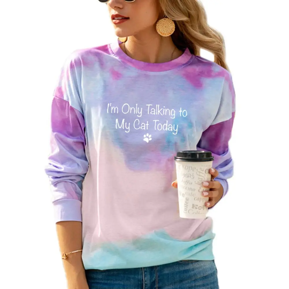 2021 European and American new round neck tie dyed sweater female Amazon autumn and winter long sleeve Pullover sports loose let
2021 European and American new round neck tie dyed sweater female Amazon autumn and winter long sleeve Pullover sports loose let