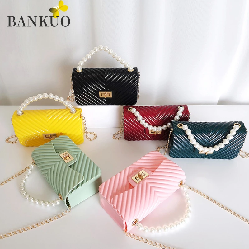 BANKUO Summer New Womens Bags Striped Pearl Shoulder Bag for Women Casual Solid Color Chain Handbags Cute Sweet Flap 2021 X344
BANKUO Summer New Womens Bags Striped Pearl Shoulder Bag for Women Casual Solid Color Chain Handbags Cute Sweet Flap 2021 X344