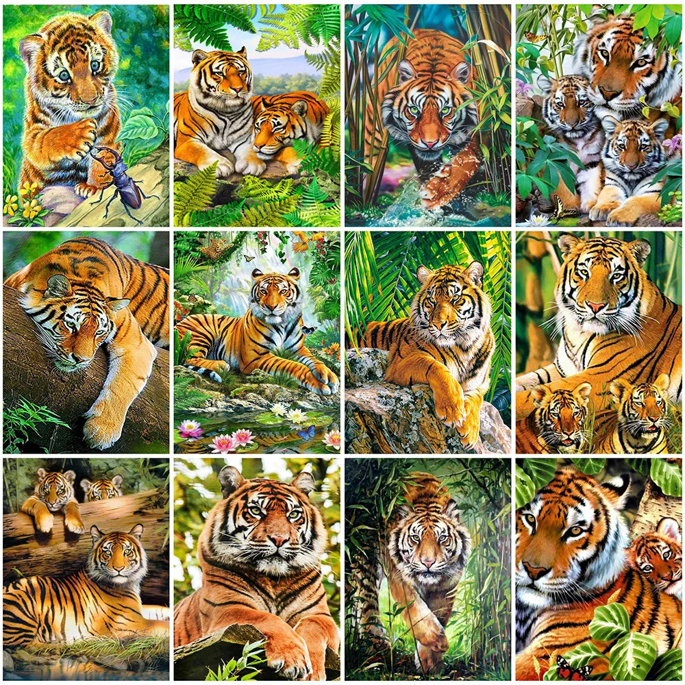 MomoArt Diamond Painting Tiger Craft Kit 5D DIY Diamond Embroidery Animal Full Square Round Drill Home Decorations
MomoArt Diamond Painting Tiger Craft Kit 5D DIY Diamond Embroidery Animal Full Square Round Drill Home Decorations