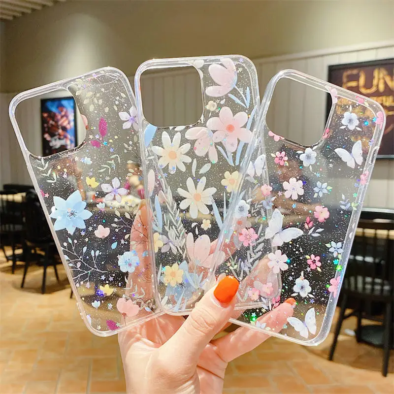 Transparent Cute Flower Phone Case for IPhone 12 13 11 Pro XS Max X XR 7 8 Plus Mini Shockproof Silicone Soft Luxury Back Cover
Transparent Cute Flower Phone Case for IPhone 12 13 11 Pro XS Max X XR 7 8 Plus Mini Shockproof Silicone Soft Luxury Back Cover