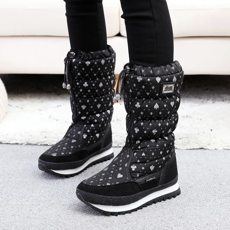 Snow boots women's high tube winter new snow cotton shoes women's Plush thickened warm boots waterproof and anti-skid snow shoes
Snow boots women's high tube winter new snow cotton shoes women's Plush thickened warm boots waterproof and anti-skid snow shoes