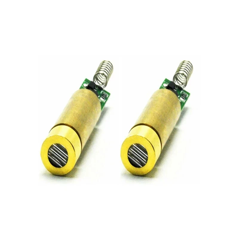 

Industrial Brass 532nm 5mW-10mW Green Laser Diode Module Line Beam w / 3V-3.7V Driver pack of 2