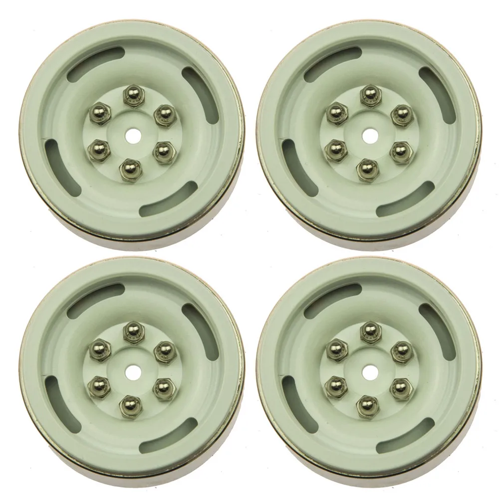 YEAHRUN Black/White 1.9inch Heavy Duty Alloy Beadlock Wheel Rims for Axial SCX10 CC01 1:10 Scale RC Crawler Cars 3#
YEAHRUN Black/White 1.9inch Heavy Duty Alloy Beadlock Wheel Rims for Axial SCX10 CC01 1:10 Scale RC Crawler Cars 3#