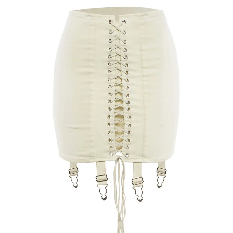 Women High Waist Patchwork Bandage Skinny Skirts Summer Vintage Lace Up A-line Skirt Gothic Punk Metal Streetwear Eyelet Y2k
Women High Waist Patchwork Bandage Skinny Skirts Summer Vintage Lace Up A-line Skirt Gothic Punk Metal Streetwear Eyelet Y2k