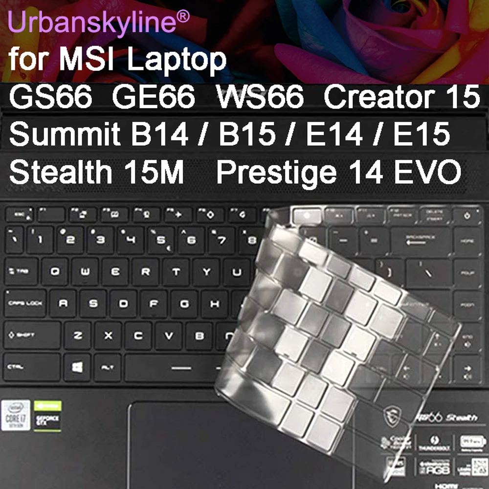 Keyboard Cover for MSI GE66 GP66 GS66 WS66 Stealth 15M Delta 15 Summit B15 E13 E14 Leopard Gaming Silicone Protector Skin Case
Keyboard Cover for MSI GE66 GP66 GS66 WS66 Stealth 15M Delta 15 Summit B15 E13 E14 Leopard Gaming Silicone Protector Skin Case