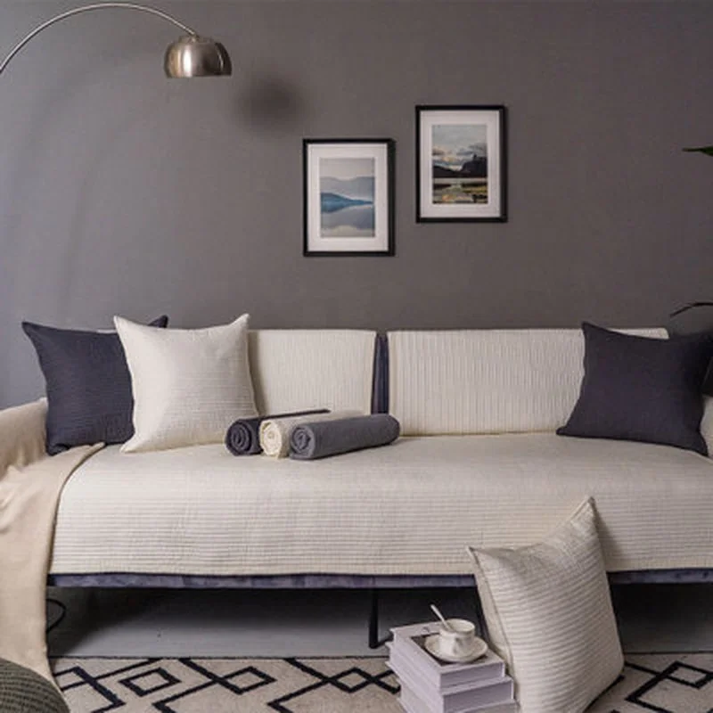 New 1/2/3/4-seater Sofa Cover Solid Color Sofa Cushion Towel Cotton Couch Cover Modern Non-slip Slipcover Living Armrests Room
New 1/2/3/4-seater Sofa Cover Solid Color Sofa Cushion Towel Cotton Couch Cover Modern Non-slip Slipcover Living Armrests Room