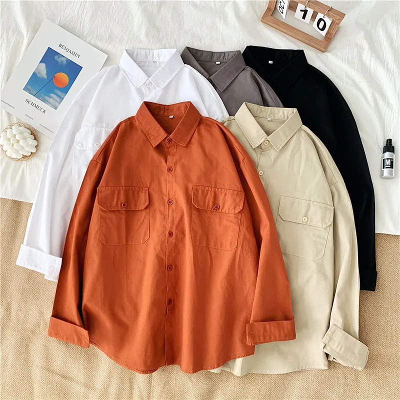 EBAIHUI Blouses Shirts Women Spring Pockets Long Sleeve Fashion Solid Korean Style Loose Chic Womens Vintage Street Elegant New
EBAIHUI Blouses Shirts Women Spring Pockets Long Sleeve Fashion Solid Korean Style Loose Chic Womens Vintage Street Elegant New