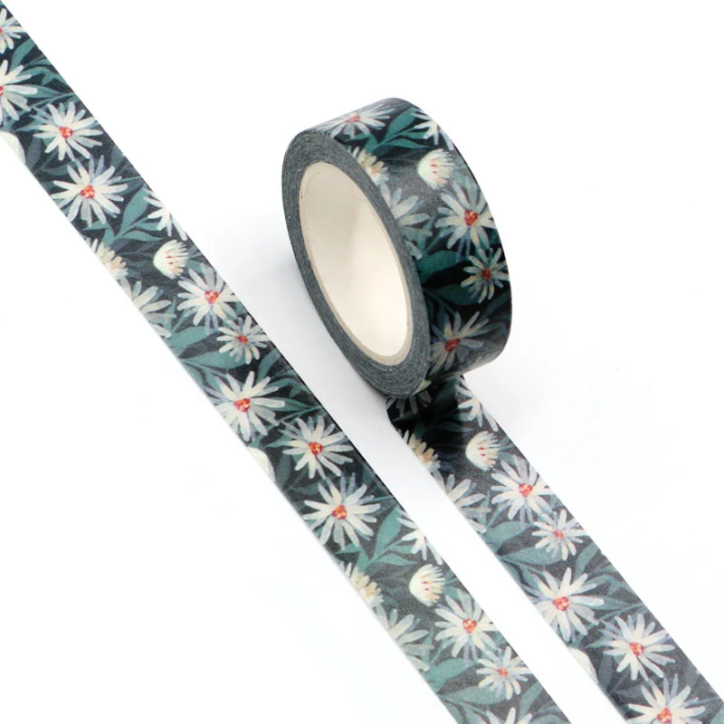 1PC 15MM*10M Follwers Designs Washi Tape Wide Sticky Adhesive Tape Scrapbooking Album DIY Decorative Paper Tape
1PC 15MM*10M Follwers Designs Washi Tape Wide Sticky Adhesive Tape Scrapbooking Album DIY Decorative Paper Tape