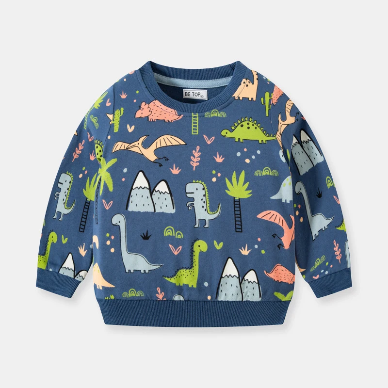 2022 New Children's Baby Boys Clothes dinosaur printed sweater Hooded Sweatshirt Fashion Kids round neck Hoodies Pullover Tops
2022 New Children's Baby Boys Clothes dinosaur printed sweater Hooded Sweatshirt Fashion Kids round neck Hoodies Pullover Tops