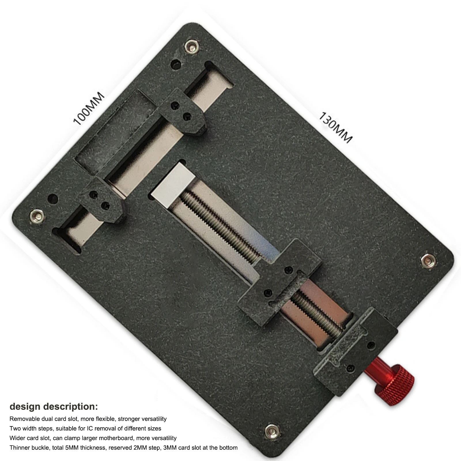 Multifunction Universal Fixture High temperature Motherboard Jig Board Holder Maintenance Repair Mold Tool M28 M32
Multifunction Universal Fixture High temperature Motherboard Jig Board Holder Maintenance Repair Mold Tool M28 M32