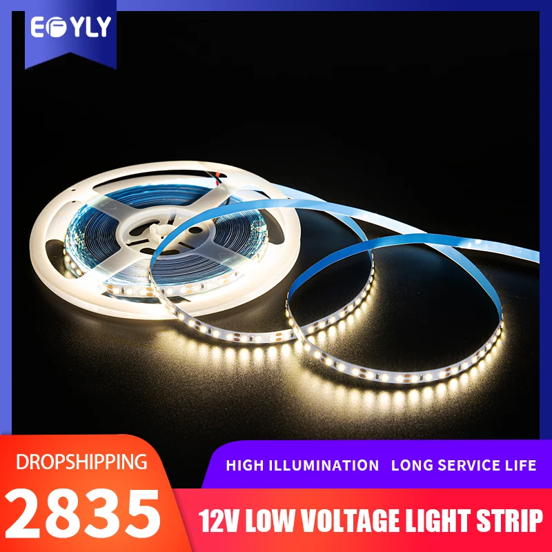 EFYLY 5M Led Light Strip 2835 240 leds/m Led Strip 12V Warm White diode ribbon led tape backlight Not Waterproof
EFYLY 5M Led Light Strip 2835 240 leds/m Led Strip 12V Warm White diode ribbon led tape backlight Not Waterproof