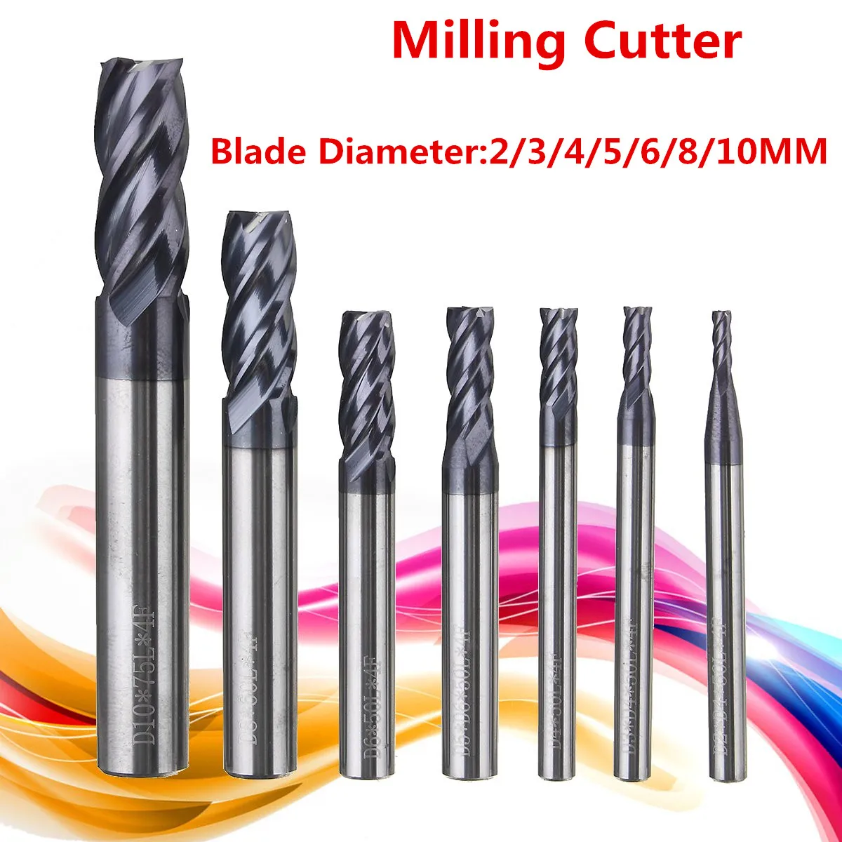 1pcs 2-10MM Solid Carbide Straight Shank 4 Flute End Mill CNC Milling Cutter Drill Bit
1pcs 2-10MM Solid Carbide Straight Shank 4 Flute End Mill CNC Milling Cutter Drill Bit