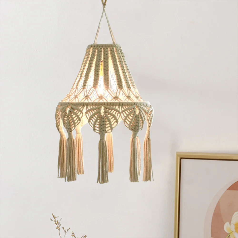 1PCS Lacework Lampshade Hand-woven Boho Style Wall Wedding Tassel Chandelier Shade for Home Decoration Pendant 30x80 Cm
1PCS Lacework Lampshade Hand-woven Boho Style Wall Wedding Tassel Chandelier Shade for Home Decoration Pendant 30x80 Cm