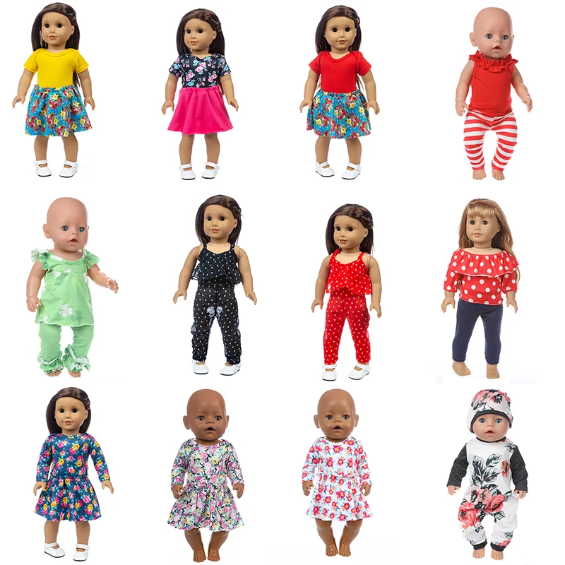 Doll Clothes Accessories Fit 17 inch 43cm Born New Baby Chiffon Denim Long Sleeve Suit Skirt For Baby Birthday Gift
Doll Clothes Accessories Fit 17 inch 43cm Born New Baby Chiffon Denim Long Sleeve Suit Skirt For Baby Birthday Gift