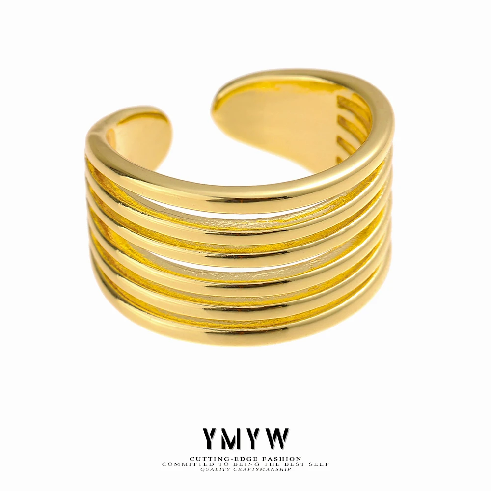 YMYW Geometric Opening Ring Gold Copper 14 K Metal Female Finger Ring Minimalist Jewelry For Women Party Gift кольцо женское New
YMYW Geometric Opening Ring Gold Copper 14 K Metal Female Finger Ring Minimalist Jewelry For Women Party Gift кольцо женское New