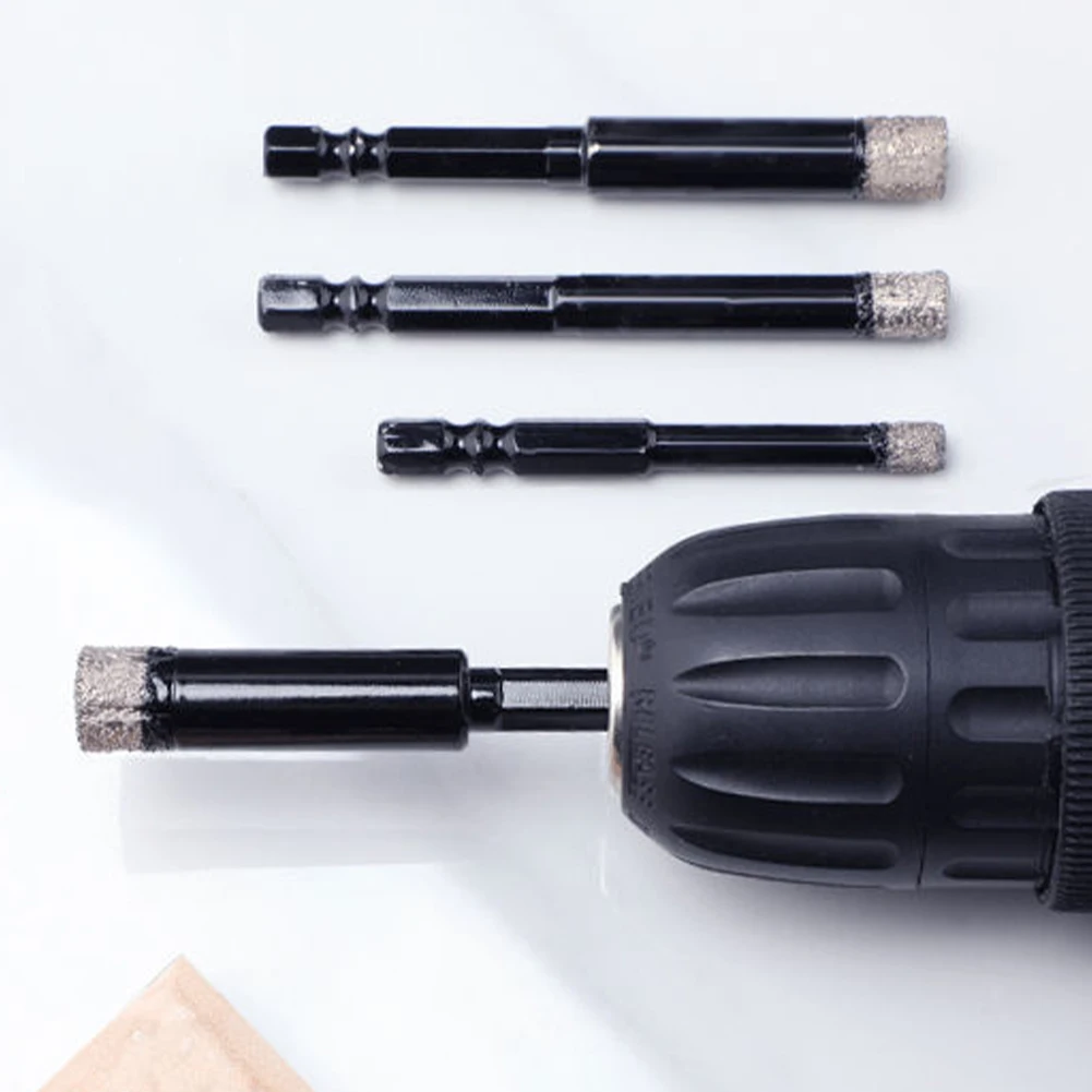 6/8/10/12 mm Hexagonal Shank Brazed Dry Ceramic Tile Drill Bit Marble Granite Vitrified Tile Hole Opener Diamond Drill Bit
6/8/10/12 mm Hexagonal Shank Brazed Dry Ceramic Tile Drill Bit Marble Granite Vitrified Tile Hole Opener Diamond Drill Bit
