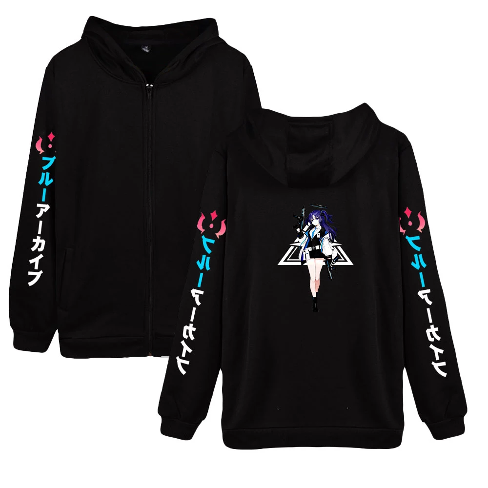 COOL Blue Archive Spring new Zipper Letter Picture Design Hoodie All-match Long Sleeve Hoodie Sweatshirt Casual Zip Jacket tops
COOL Blue Archive Spring new Zipper Letter Picture Design Hoodie All-match Long Sleeve Hoodie Sweatshirt Casual Zip Jacket tops