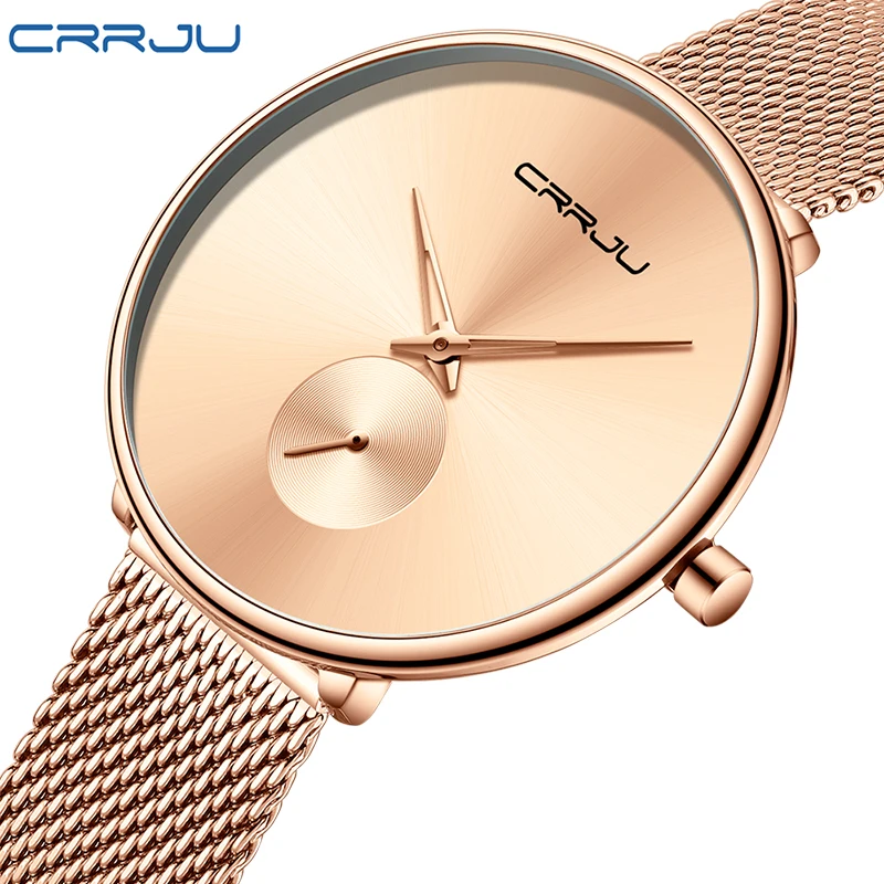 2019CRRJUWatchWomen Casual Dress Quartz Ladies Watches Stainless Steel Waterproof Wristwatch Fashion Girl Clock Relogio Feminino
2019CRRJUWatchWomen Casual Dress Quartz Ladies Watches Stainless Steel Waterproof Wristwatch Fashion Girl Clock Relogio Feminino