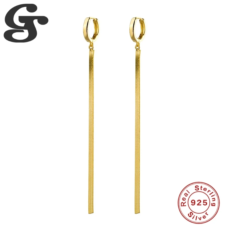 Women Drop Earrings Dangle 925 Sterling Silver Piercing Stud Ear Rings with Tassels A Pair Golden Platinum Color Pendientes
Women Drop Earrings Dangle 925 Sterling Silver Piercing Stud Ear Rings with Tassels A Pair Golden Platinum Color Pendientes