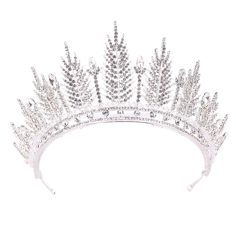 Korean Women Shiny Crystal Big Crown Handmade Diamond Crowns Silver Gold Color Bridal Wedding Party Hairwear Accessoies LXH
Korean Women Shiny Crystal Big Crown Handmade Diamond Crowns Silver Gold Color Bridal Wedding Party Hairwear Accessoies LXH