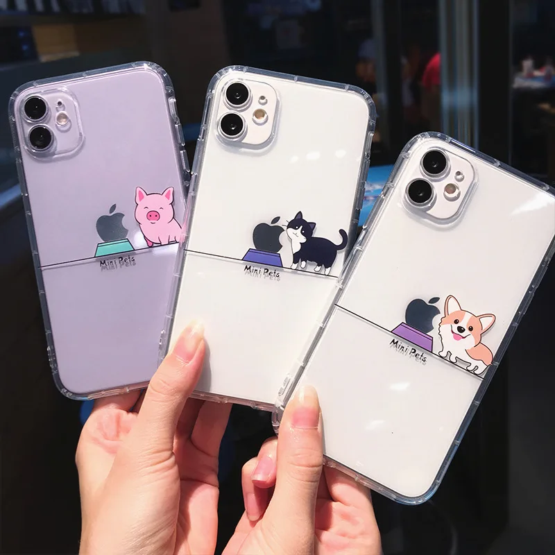 PUNQZY Cute Animal Cat Dog Pig Funny Phone Case For iphone 13 11 12 PRO MAX 6 7 8 Plus 12mini XR XS X Soft TPU Black Case Cover
PUNQZY Cute Animal Cat Dog Pig Funny Phone Case For iphone 13 11 12 PRO MAX 6 7 8 Plus 12mini XR XS X Soft TPU Black Case Cover