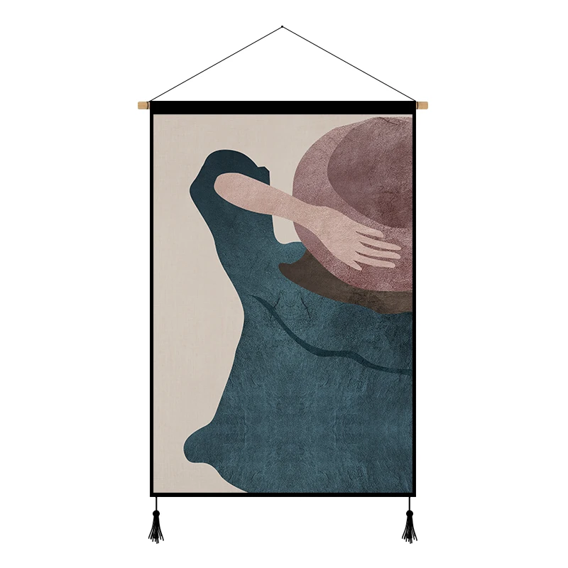 Nordic Ins Wall Art Painting Canvas Printed Poster for Girls Bedroom Decor Picture Wood Scroll Wall Hanging Painting home Decor
Nordic Ins Wall Art Painting Canvas Printed Poster for Girls Bedroom Decor Picture Wood Scroll Wall Hanging Painting home Decor