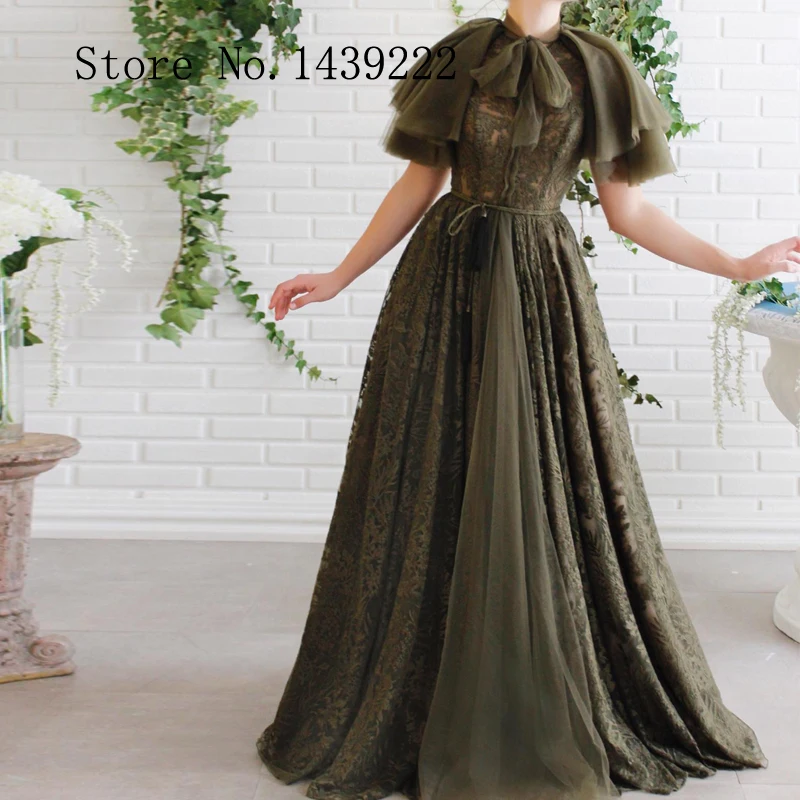 Green High Neck Lace Evening Dresses Prom Fashion Pleat Arabic Vestidos De Fiesta De Noche Robe De Soiree Plus
Green High Neck Lace Evening Dresses Prom Fashion Pleat Arabic Vestidos De Fiesta De Noche Robe De Soiree Plus