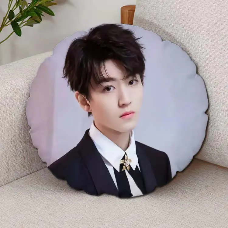 TF BOYS Surrounding Cheer Pillow, Wang Junkai Round Double-sided Cushion, 1pillowcase+1pillow Core, Home Decor Throw Piilow
TF BOYS Surrounding Cheer Pillow, Wang Junkai Round Double-sided Cushion, 1pillowcase+1pillow Core, Home Decor Throw Piilow