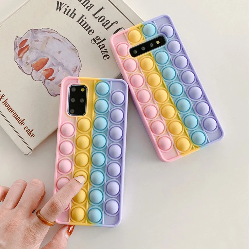 Push-it Bubble Reliver Stress Rainbow-Case For Xiaomi Redmi Note 8 9 Pro Mi 11 10T Lite 10 9 8 Redmi K40 K30 Soft Silicone Cover
Push-it Bubble Reliver Stress Rainbow-Case For Xiaomi Redmi Note 8 9 Pro Mi 11 10T Lite 10 9 8 Redmi K40 K30 Soft Silicone Cover
