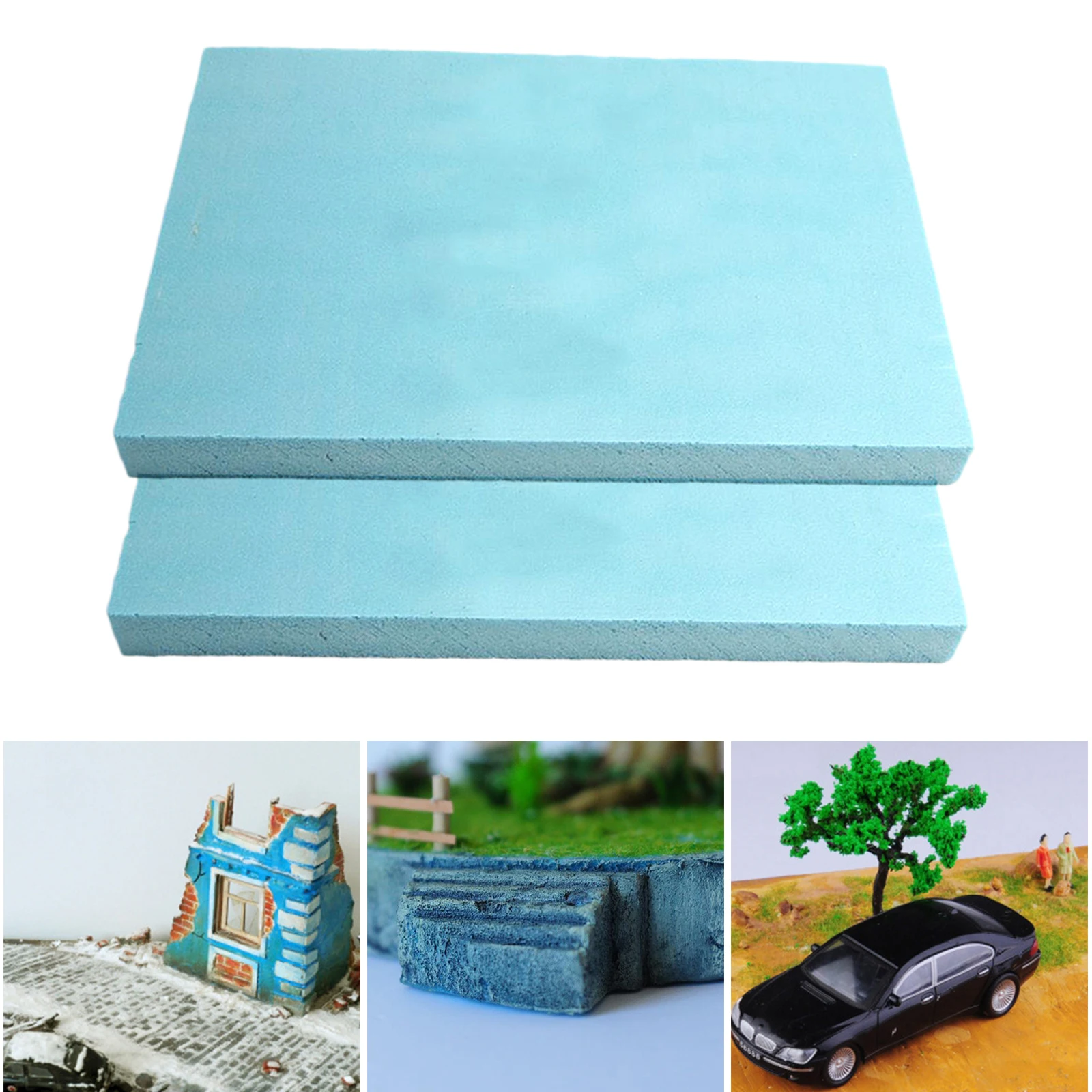 2Pieces High Density Diorama Base DIY Model Material Diorama Base Materials DIY Scenery Landscape Accesory 
2Pieces High Density Diorama Base DIY Model Material Diorama Base Materials DIY Scenery Landscape Accesory