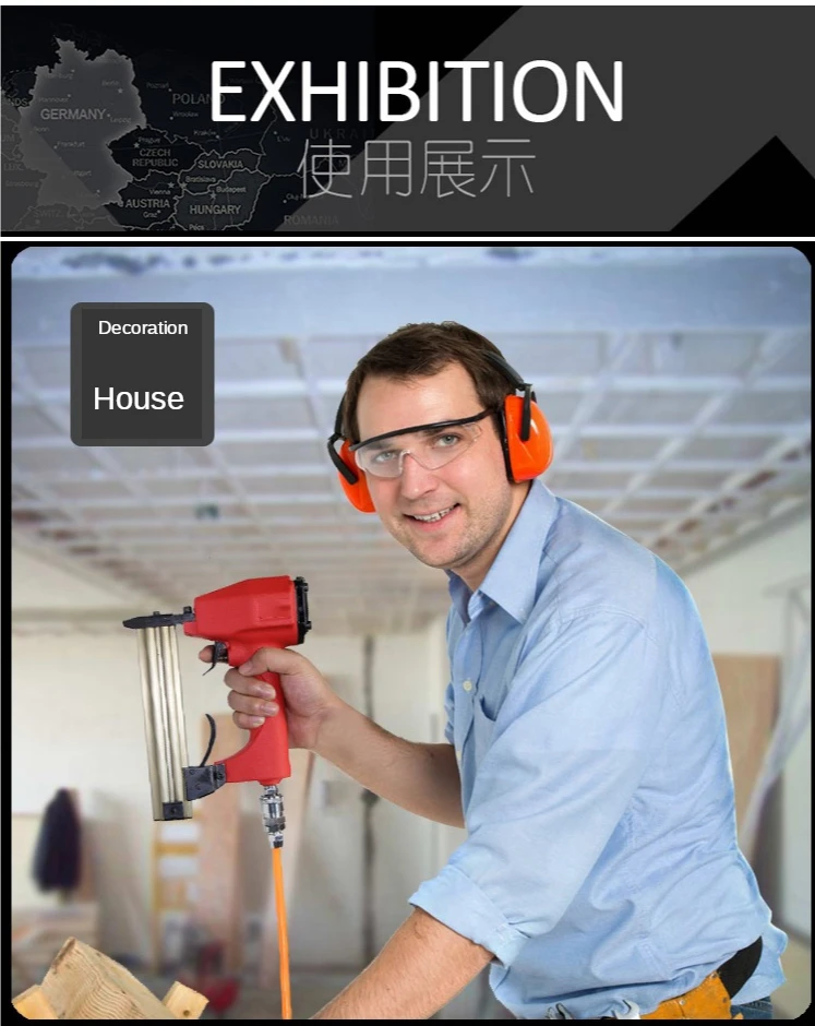 Air Nailer Gun Straight Nail Gun Pneumatic Nailing Stapler Furniture Wire Stapler F30
Air Nailer Gun Straight Nail Gun Pneumatic Nailing Stapler Furniture Wire Stapler F30