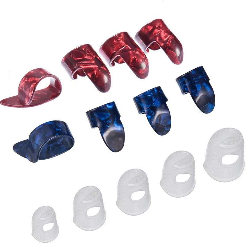 ABGZ-Guitar Starter Kit Includes 8 Pieces Guitar Thumb and Finger Picks (Metal and Blue Celluloid), 5 Pieces Clear Guitar Finger
ABGZ-Guitar Starter Kit Includes 8 Pieces Guitar Thumb and Finger Picks (Metal and Blue Celluloid), 5 Pieces Clear Guitar Finger