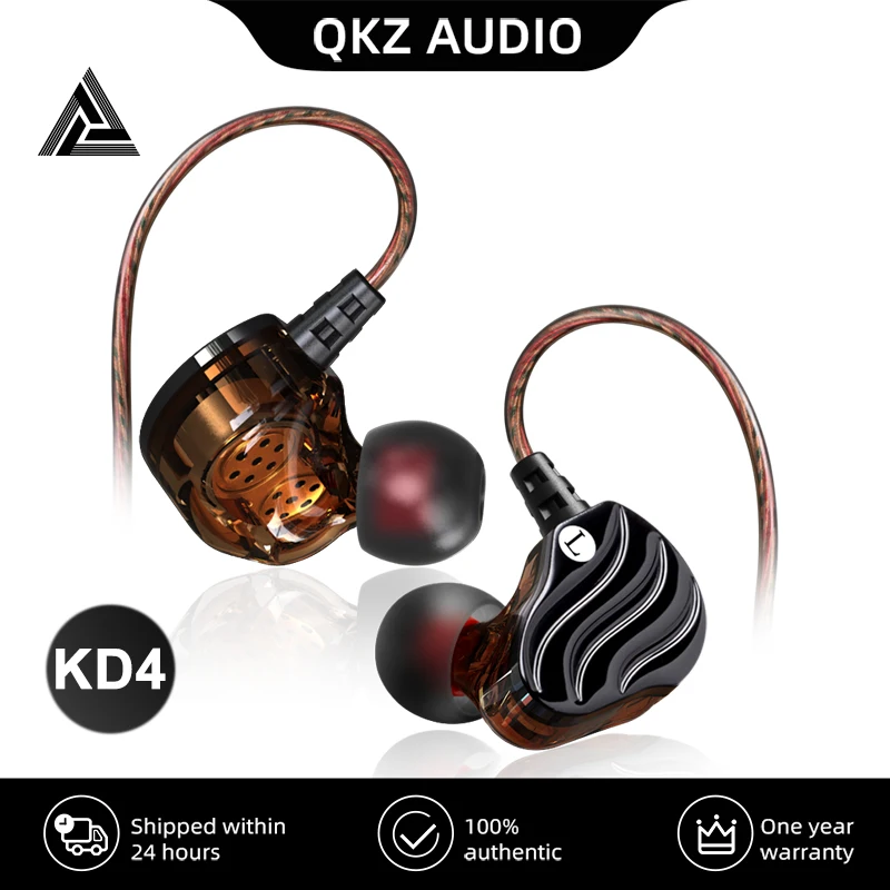 Original QKZ KD4 Dual Drivers Wired In-Ear Earphone Heavy Bass Mic Earbuds In-ear HiFi Sound Earphones Support Wholesale
Original QKZ KD4 Dual Drivers Wired In-Ear Earphone Heavy Bass Mic Earbuds In-ear HiFi Sound Earphones Support Wholesale