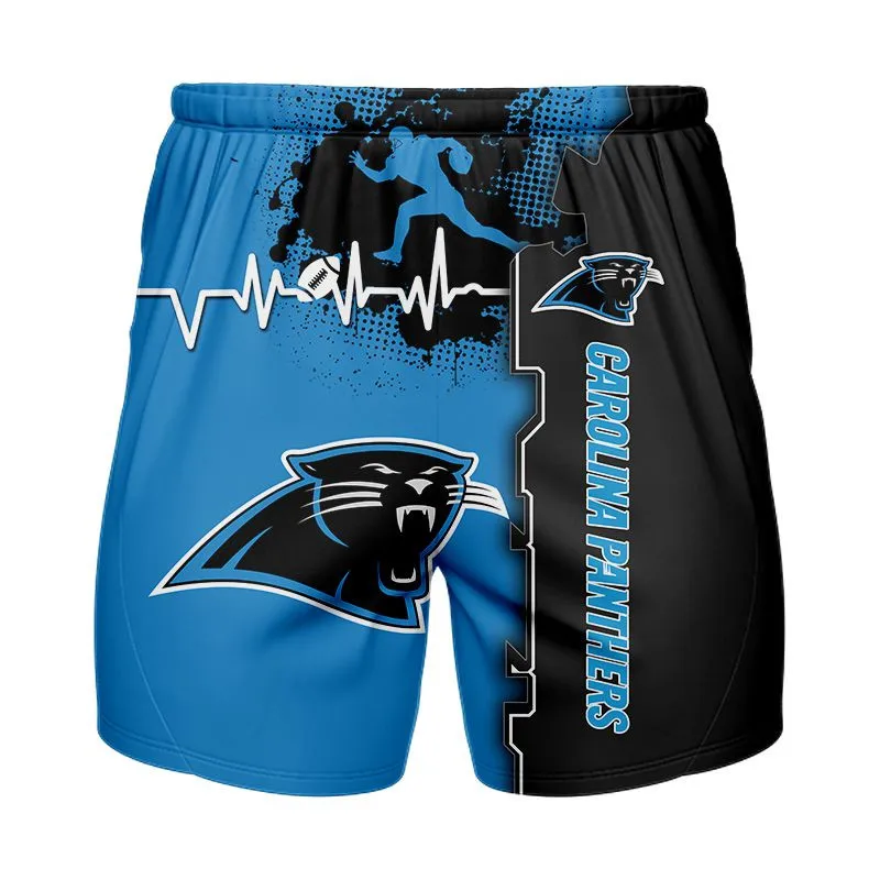 Redcats Men Fashion Football Panthers Shorts Blue Black Stitching Geometric Roaring Panther Print 3D Shorts
Redcats Men Fashion Football Panthers Shorts Blue Black Stitching Geometric Roaring Panther Print 3D Shorts